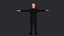 Jon Stewart, personnage 3D hyper réaliste, corps complet, entièrement gréé