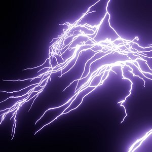 Lightning Bolt Generator Slow Motion Animated For Blender