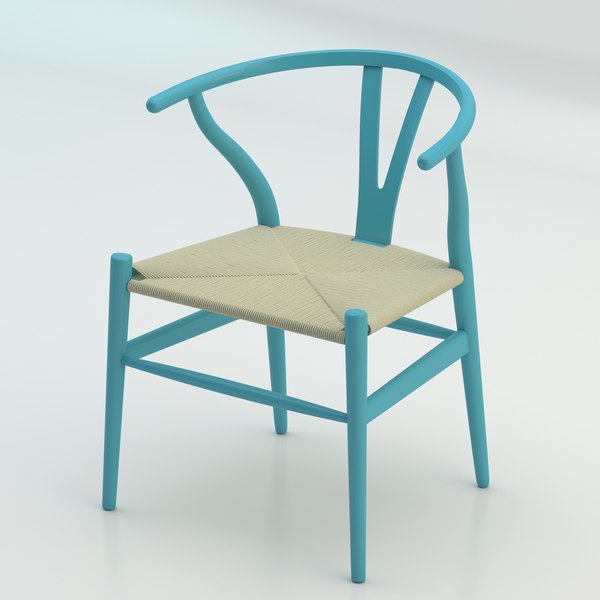 hans wegner ch24 blue obj