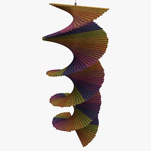 helix pendant ornament 3d c4d