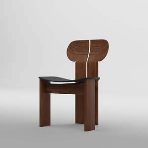 3D Africa Chair by Afra and Tobia Scarpa model