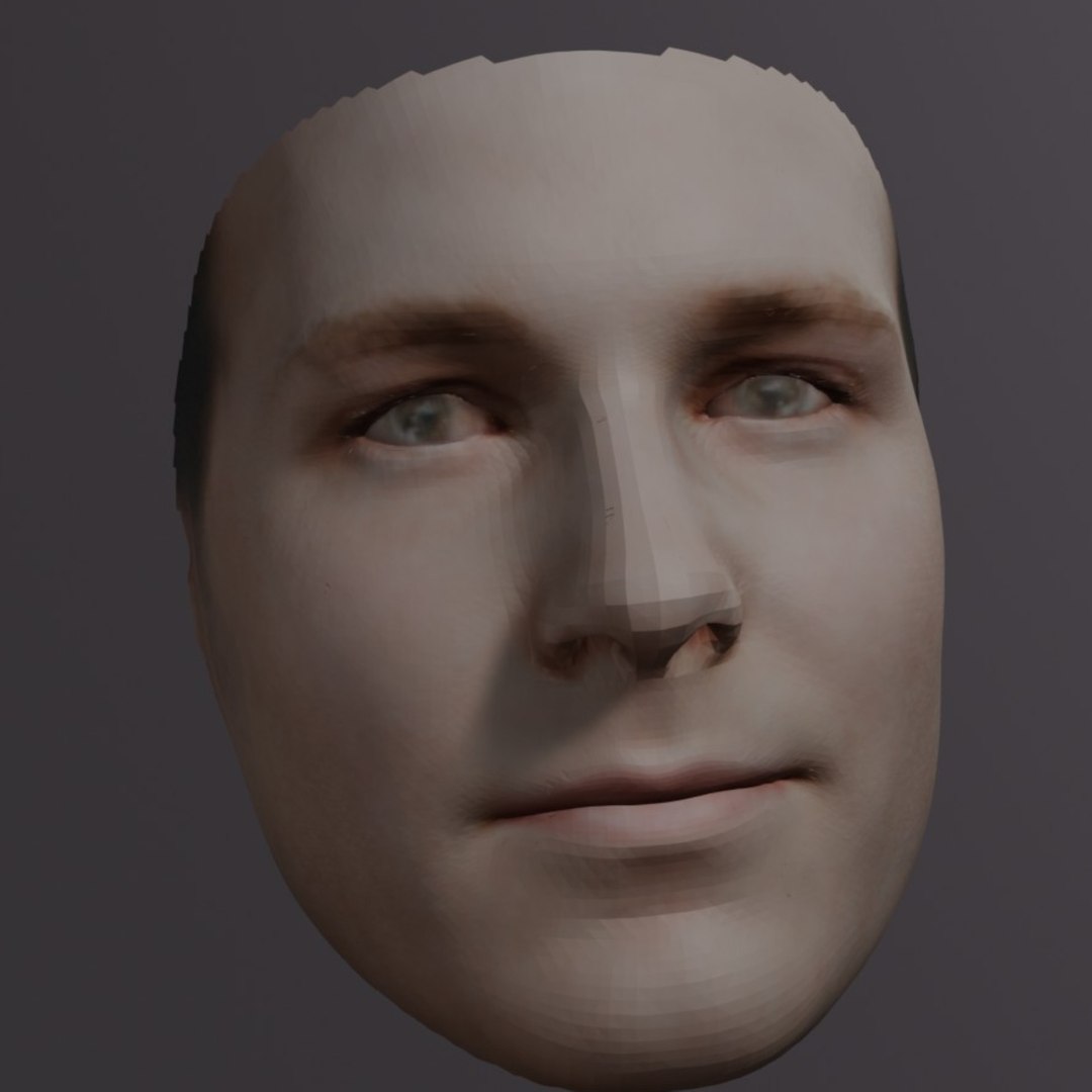 3D PopFace BaseMesh - Paul Rudd - TurboSquid 2254213