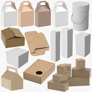 3D paper boxes