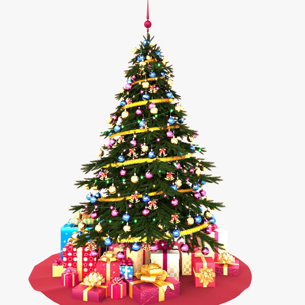 3d model christmas tree v4