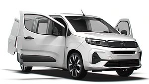 Opel Combo e LWB Van HQ Interior 2024 3D model