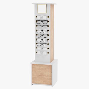 3D Glasses on Stand 04