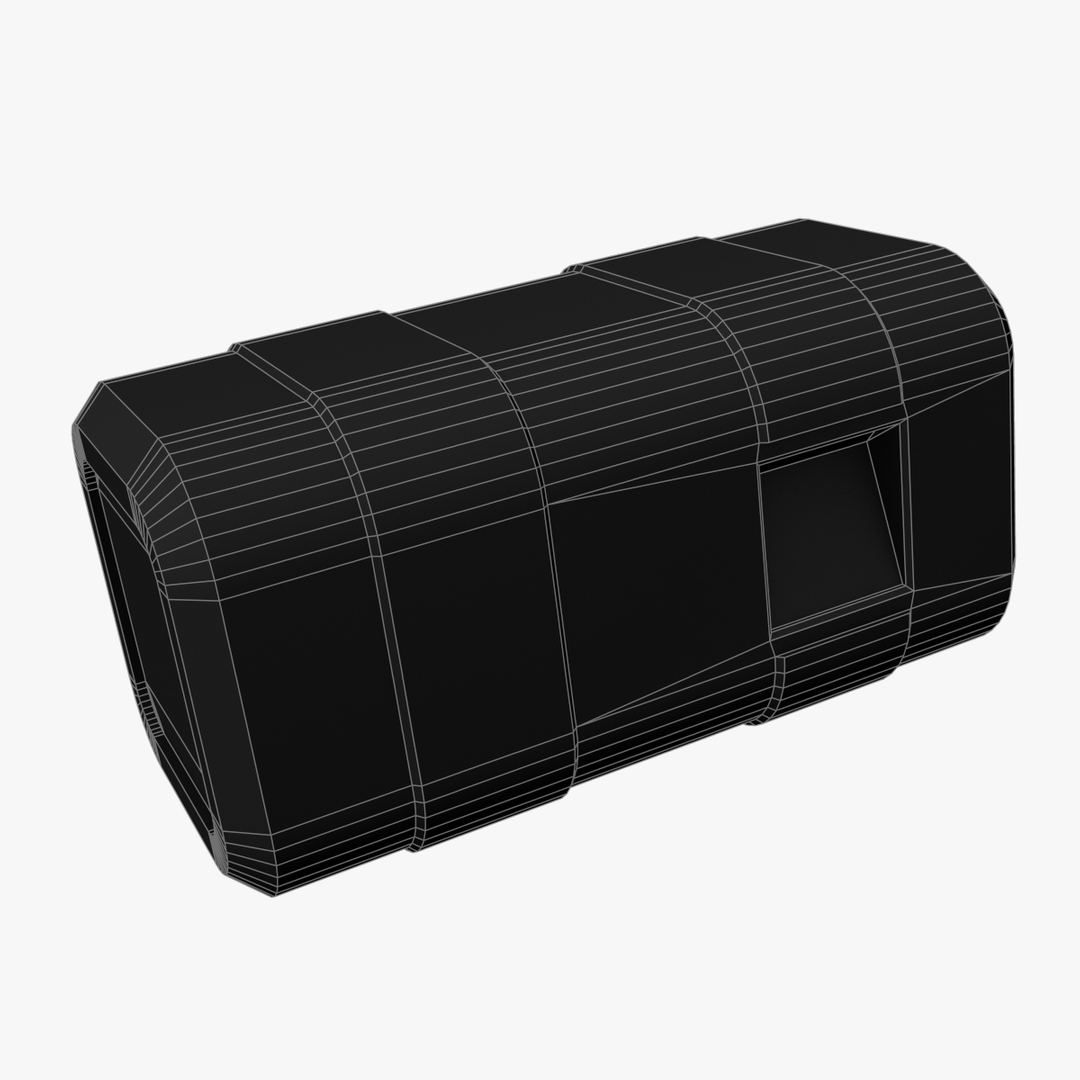 3d model of portable security case