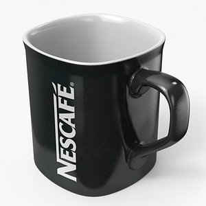 Nescafe Coffee Cup Black 3D