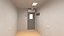 Estructura modular de contenedor con interior gris