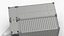 Estructura modular de contenedor con interior gris