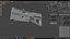 Low poly Cyber Gun