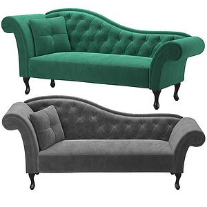 Chaise Lounge Lattes Velvet
