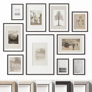 Picture Frames Set-656 3D model
