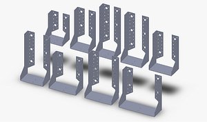 pack joist hangers 3d ige
