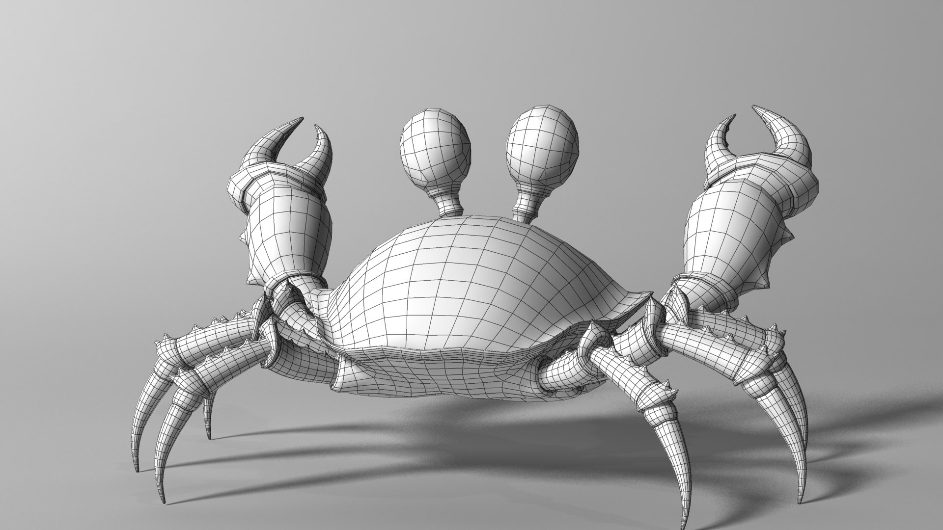 Cartoon Crab RIGGED And ANIMATED 3D Model - TurboSquid 1735093