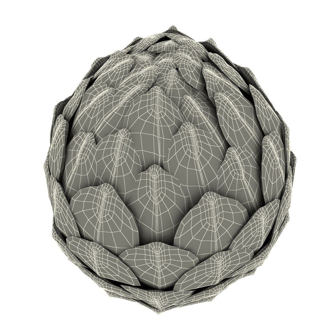 3ds Max Fir Cones