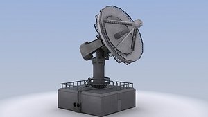 3d 3ds radar radio dish