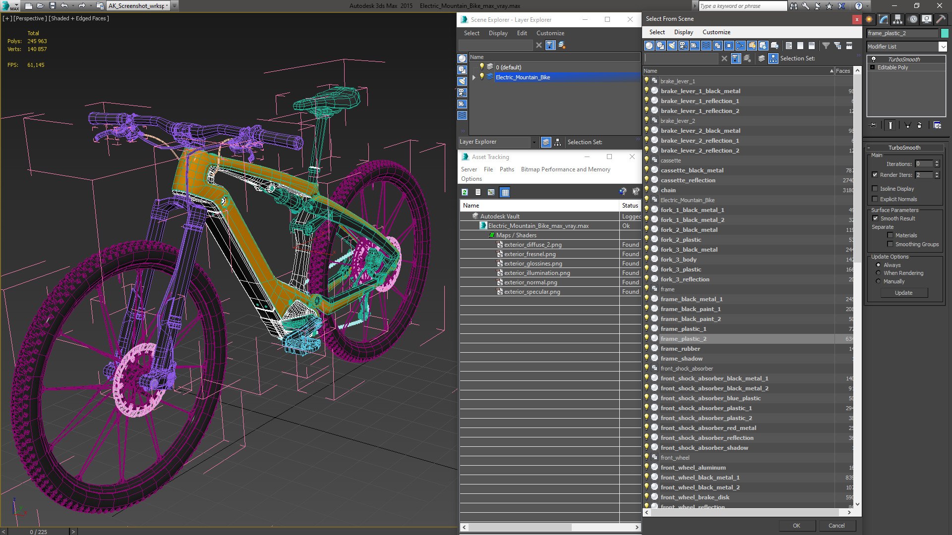 Electric Mountain Bike 3D model https://p.turbosquid.com/ts-thumb/tp/0DQbZq/Vr/electricmountainbikevray3dmodel031/jpg/1654076574/1920x1080/fit_q87/b3b8e69fcbf0e21be0cb76b2cfa0b2beee4b686c/electricmountainbikevray3dmodel031.jpg