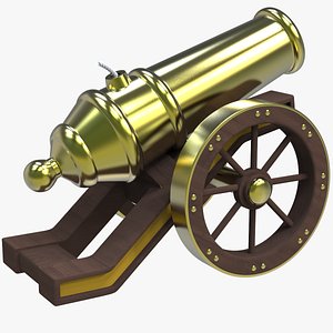 3D model Cartoon Canon Deco