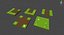 Low Poly kleine Farm