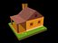 Low Poly kleine Farm
