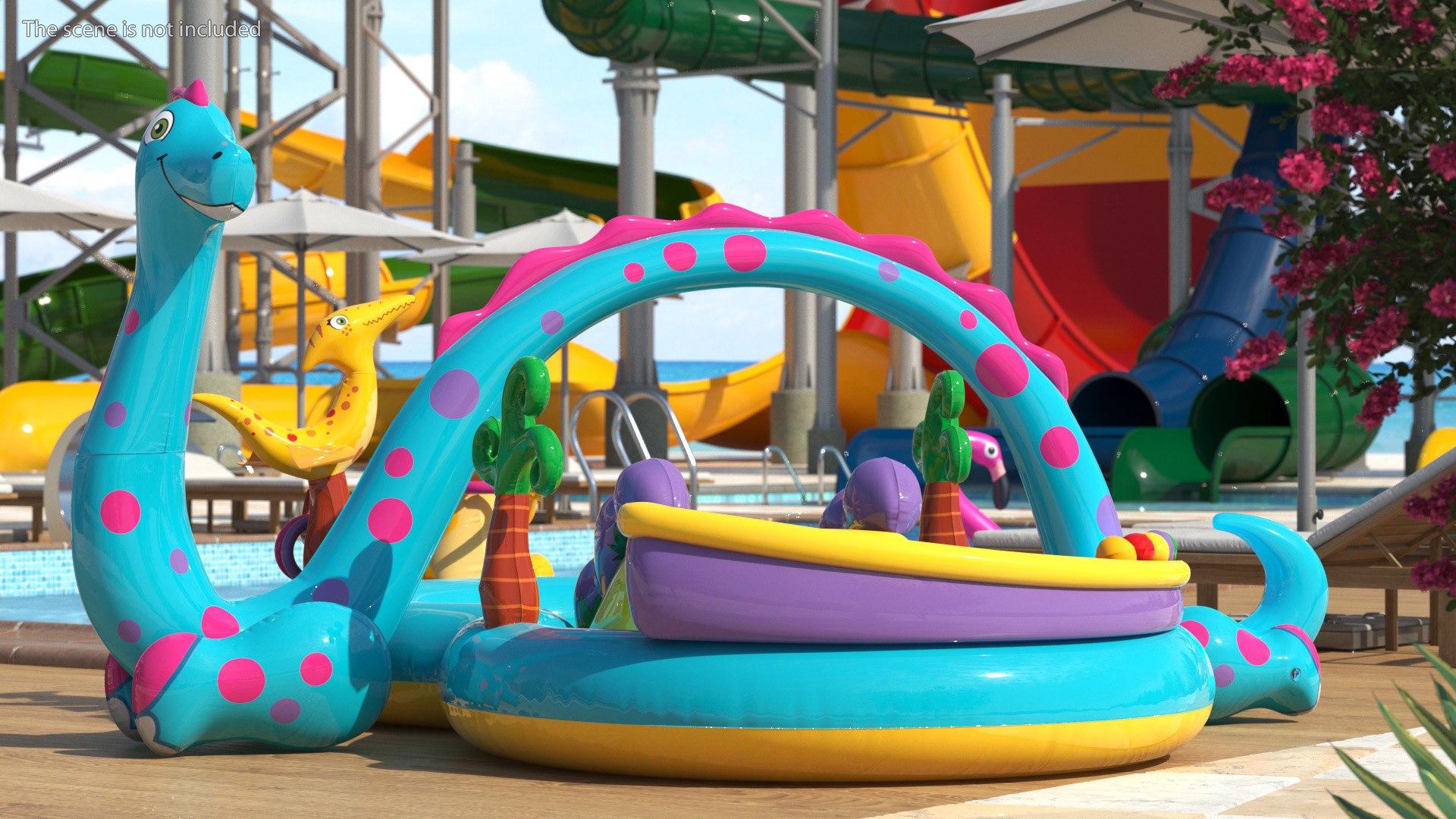 Dinoland Inflatable Play Center model TurboSquid 1993706