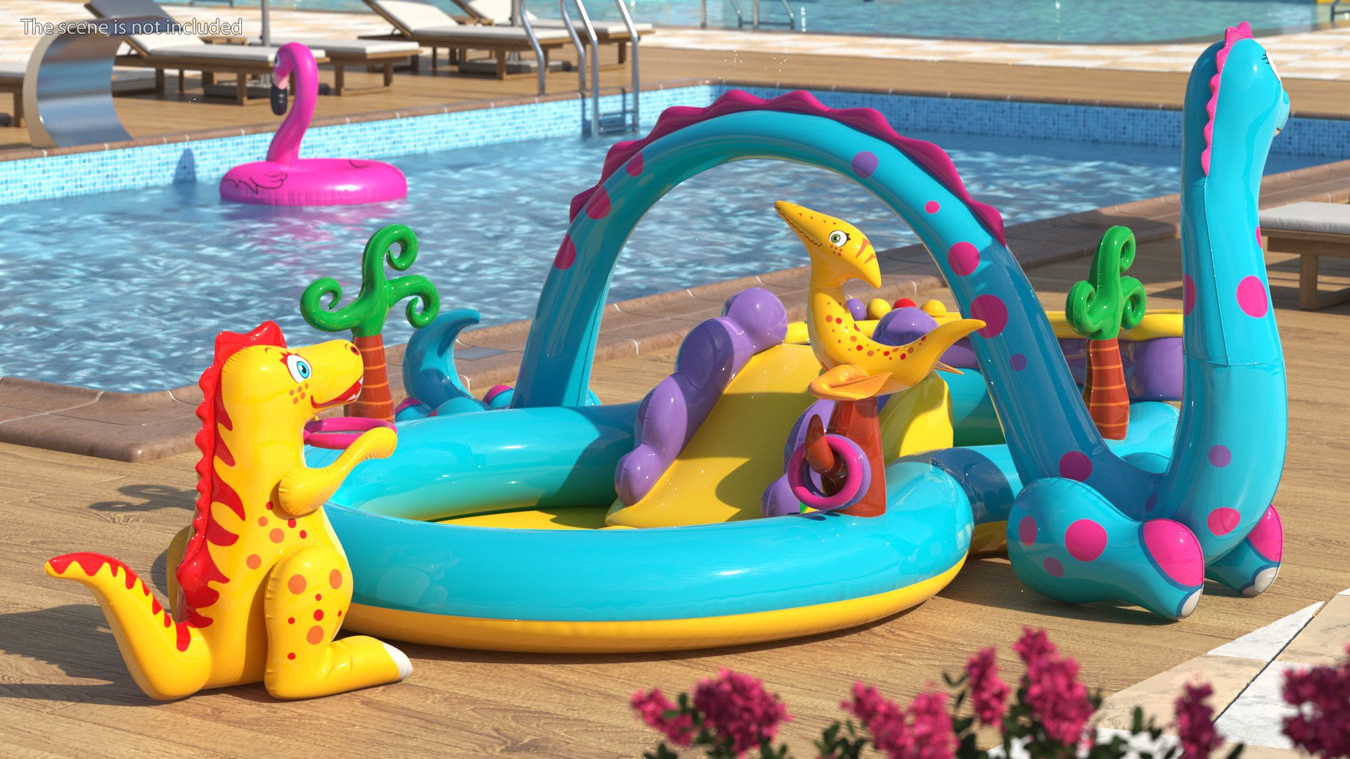 Dinoland Inflatable Play Center model TurboSquid 1993706