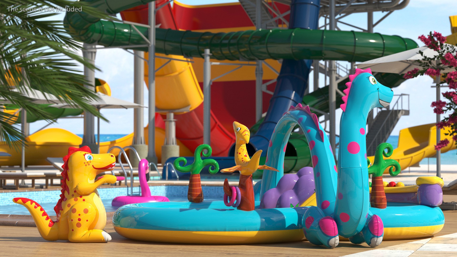 Dinoland Inflatable Play Center model TurboSquid 1993706