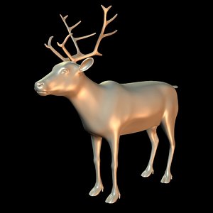 reindeer obj