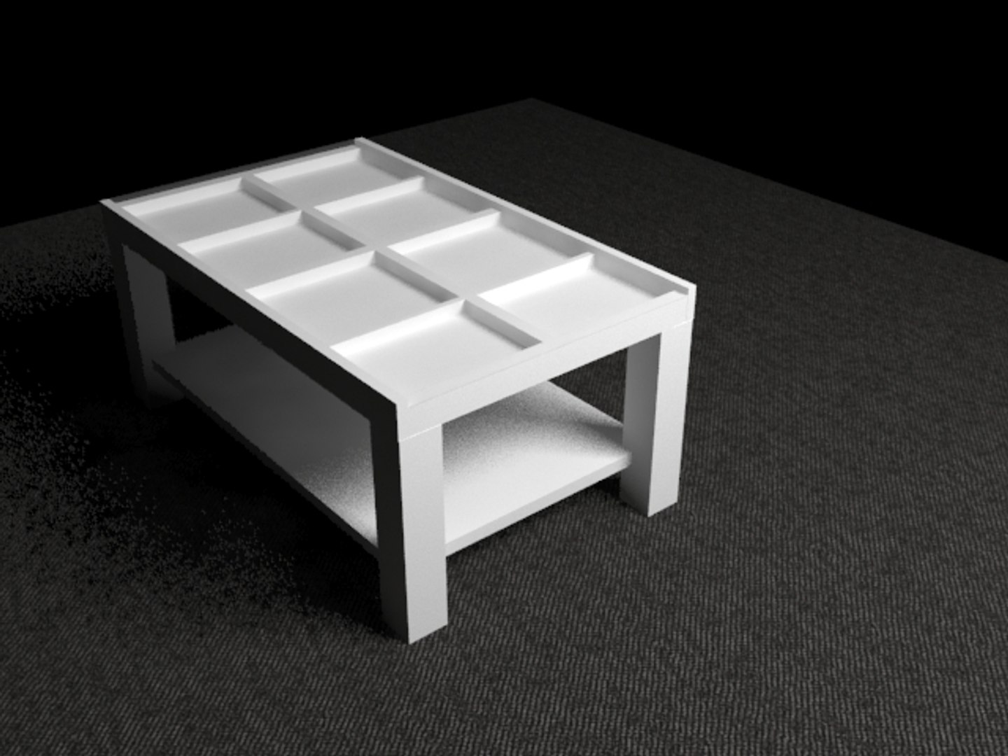 3d model table cabinet