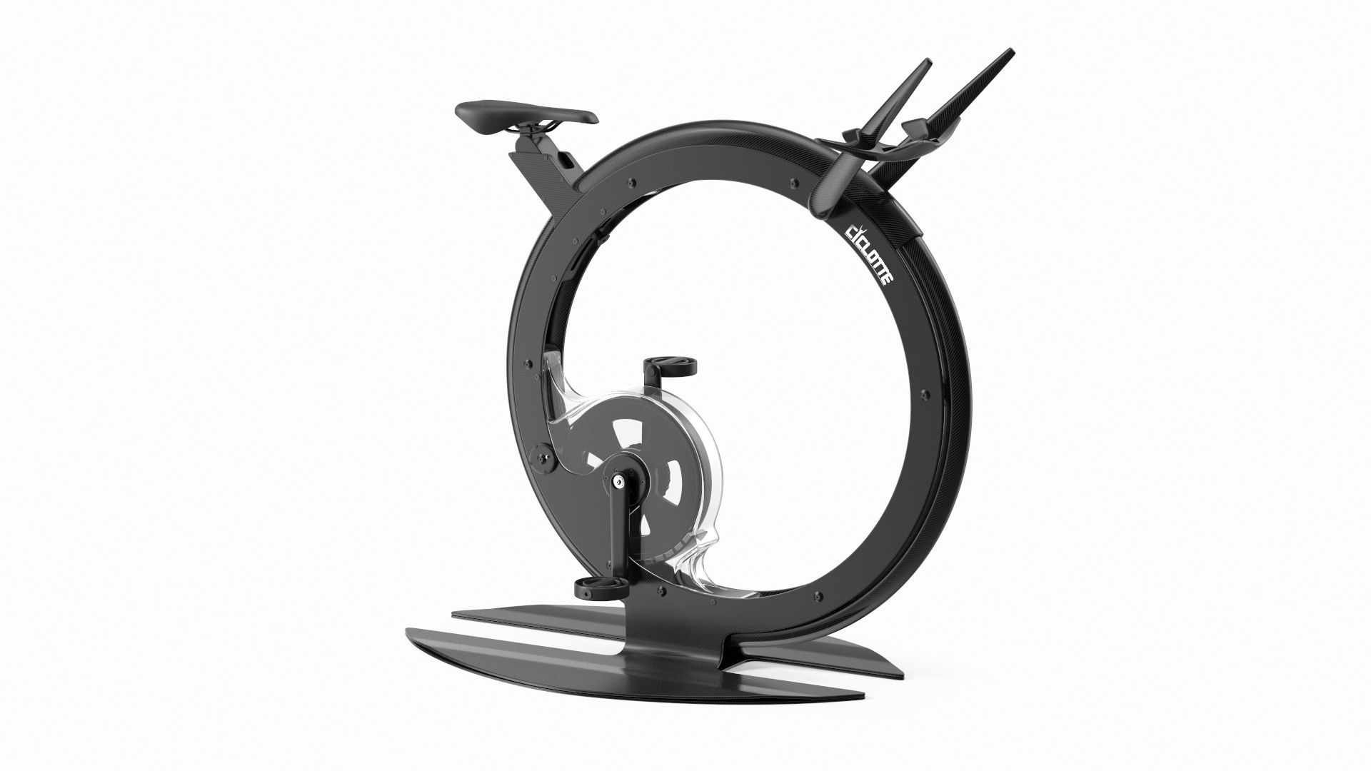 Unicycle Exercise Bike Ciclotte Black Rigged 3D TurboSquid 1991489