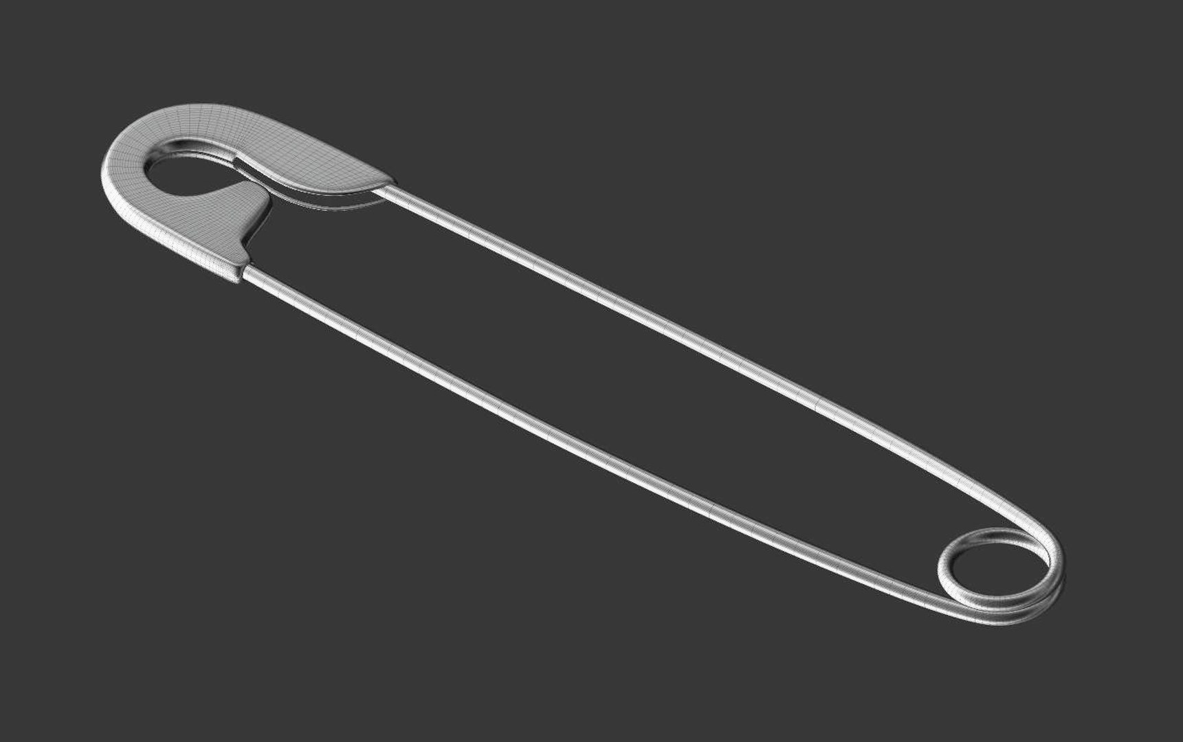 3D Safety Pin Model - TurboSquid 1631025