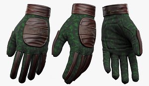 3D gloves sci fi model