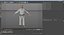 Karate Fighter Rigged per Cinema 4D