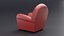 Sillón de cuero Vanity Fair