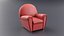 Sillón de cuero Vanity Fair