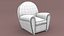 Sillón de cuero Vanity Fair