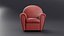Sillón de cuero Vanity Fair