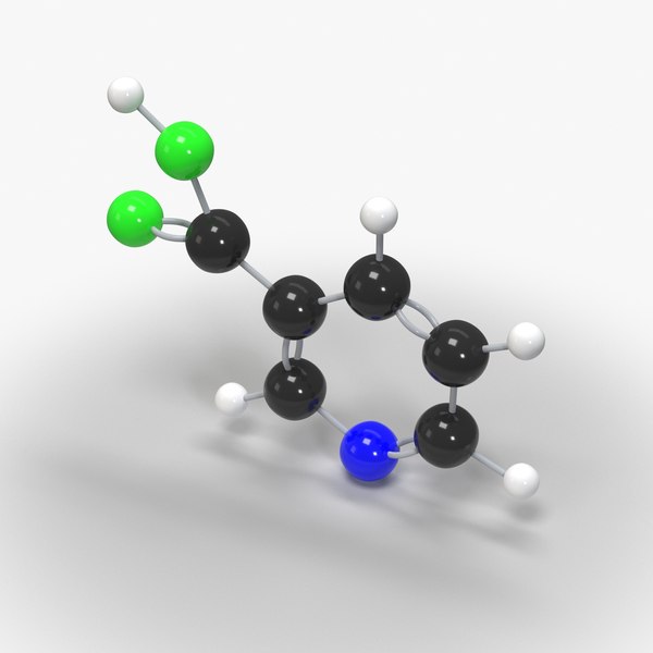 3D Niacin Vitamin B3 Molecule