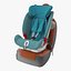 Child Seat on Passenger Seat 3D Model
