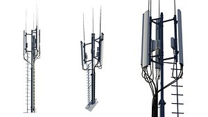 Telecommunication Tower 3D model