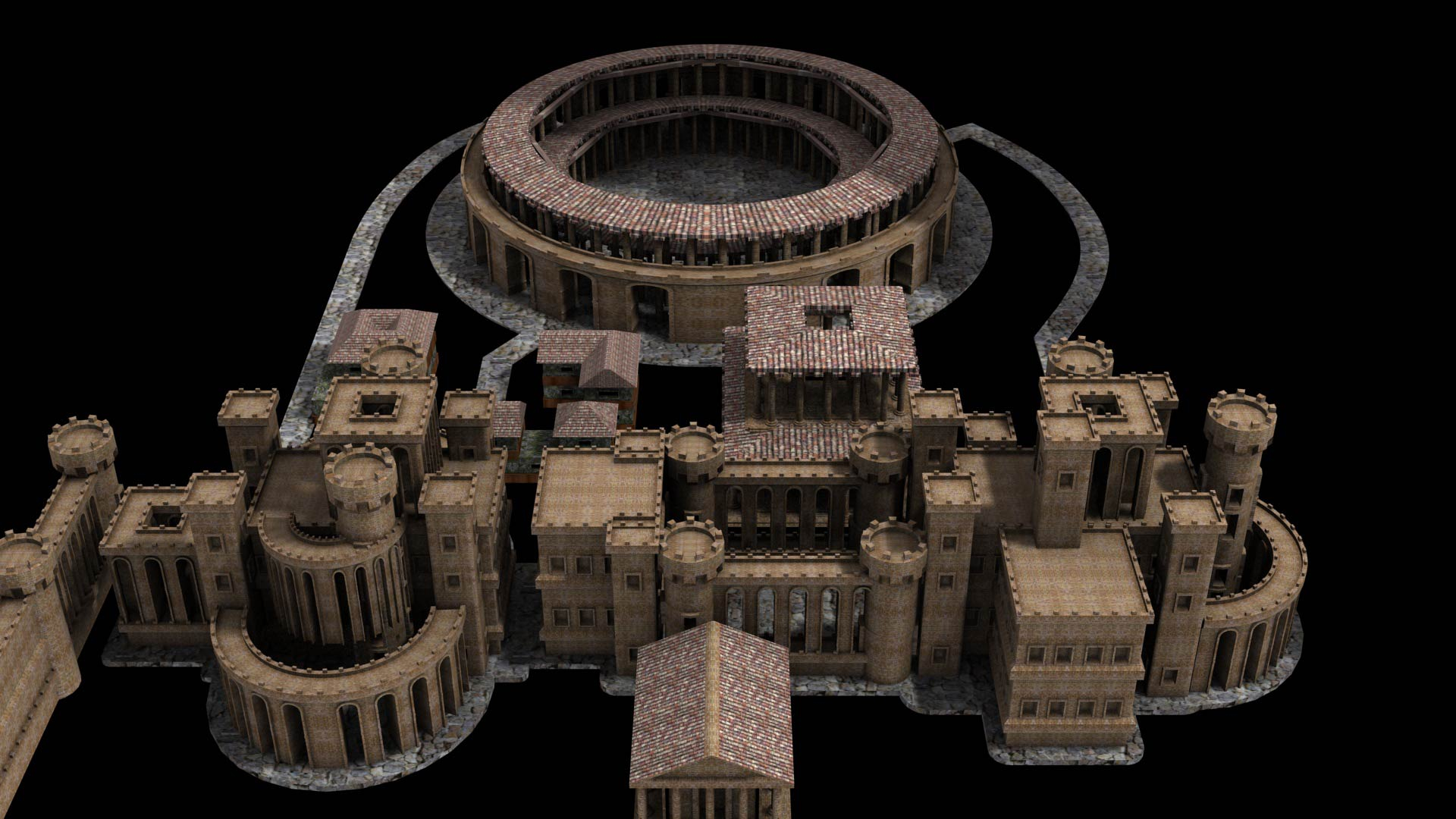 Castle Modules 3d Max