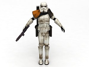 3D sandtrooper stormtrooper