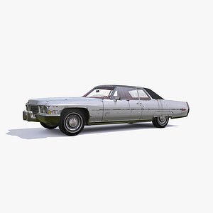 3D model 1972 cadillac coupe