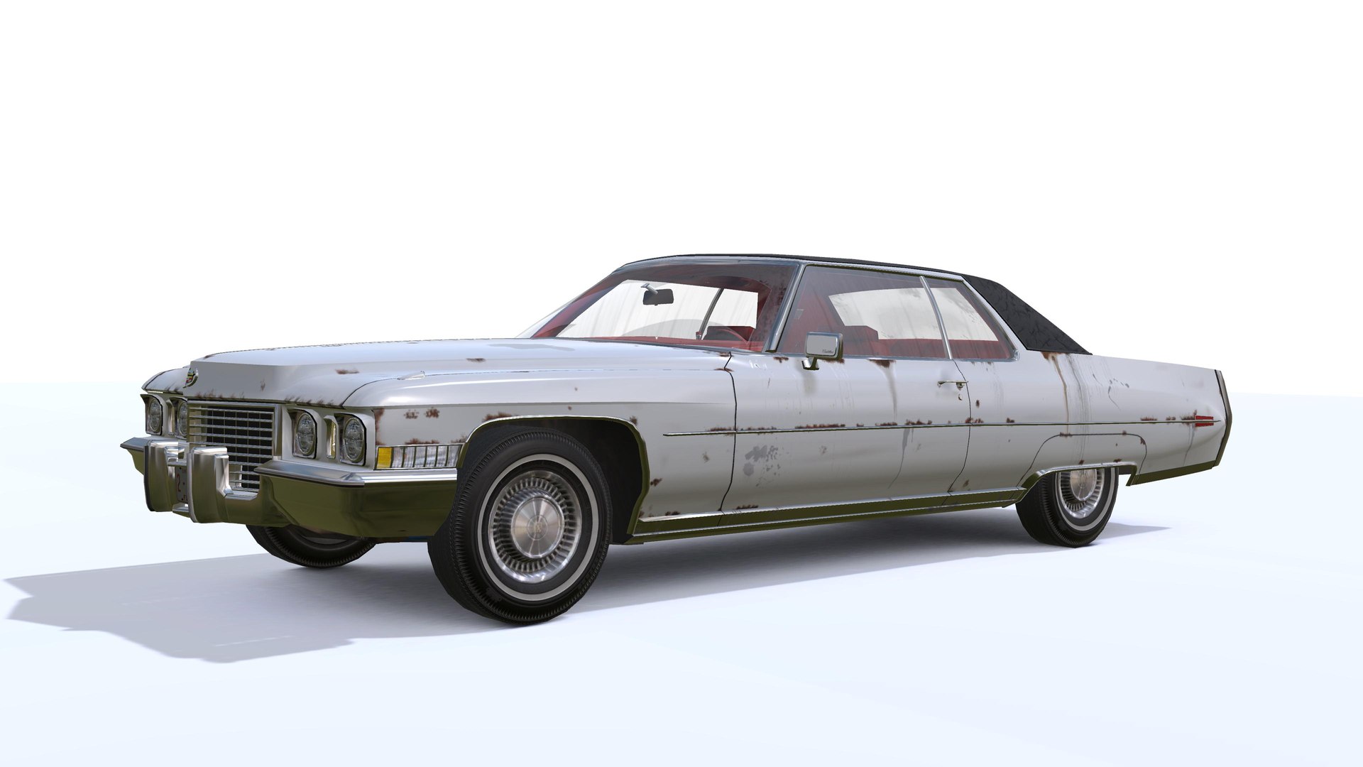 3D Model 1972 Cadillac Coupe - TurboSquid 1659031
