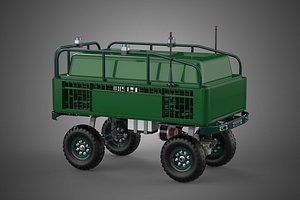 AUTONOMOUS TACTICAL GREEN MILITARY ARMY UNMANNED GROUND VEHICLE