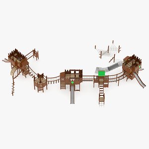 3D Lappset Castle Maximus model