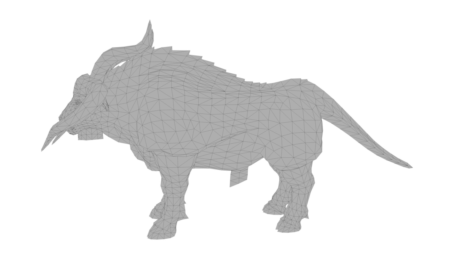 Wild Bull Model - TurboSquid 2040746