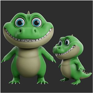 Crocodile - Stylized Cartoon