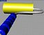 free paint roll 3d model